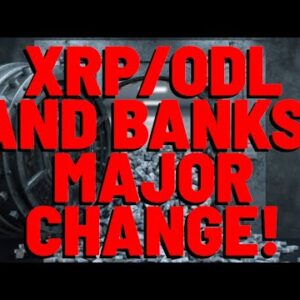 Ripple Announces MAJOR CHANGE TO ODL - BANKS Will Hold XRP?!