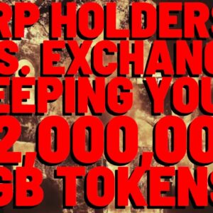 XRP Crew: Exchange IS KEEPING YOUR SGB TOKENS, WILL NOT DISTRIBUTE!