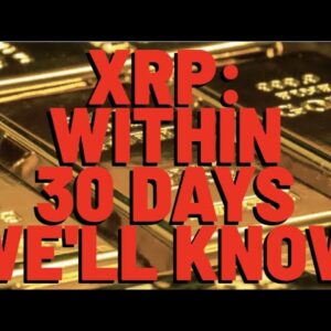 XRP: Within 30 DAYS We May Discover Which Analysts Are RIGHT ABOUT MARKET CYCLE TOP