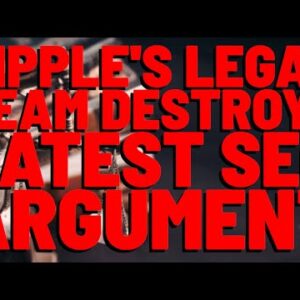 Ripple Legal Team SHREDS Latest SEC LEGAL NONSENSE - Deaton/Hogan RESPOND