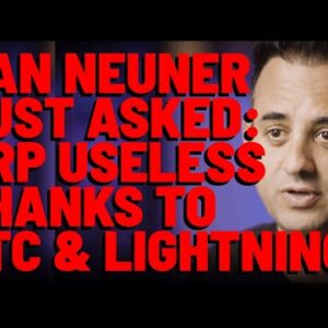 XRP: Ran NeuNer Asks, Is XRP USELESS Due To Bitcoin Miami Announcement USING LIGHTNING NETWORK?