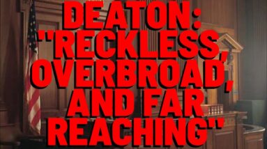 Attorney Deaton: SEC Tactic Is "RECKLESS, OVERBROAD, & FAR REACHING