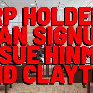 XRP Holders Can SIGNUP TO SUE HINMAN & CLAYTON | Coinbase Warns Of BANKRUPTCY Considerations