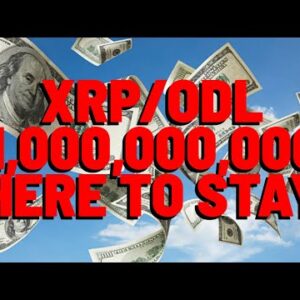 XRP/ODL $1 BILLION+ Q2 As Ripple CEO Shares Thoughts On MARKET PANIC