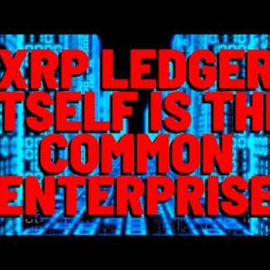 SEC Asserts The XRP Ledger ITSELF Is The COMMON ENTERPRISE, Attorney Deaton Explains