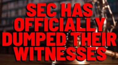 XRP: SEC GAVE UP On Their Own Expert Witnesses