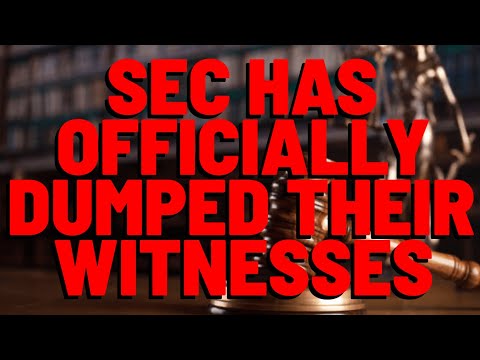XRP: SEC GAVE UP On Their Own Expert Witnesses