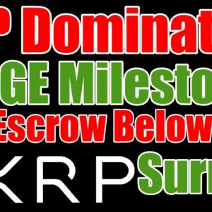 🔥ODL XRP Domination🔥HUGE: Ripple Escrow Below 50%
