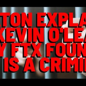 Attorney Deaton To Kevin O'Leary: LAW DEFINES SBF AS A CRIMINAL