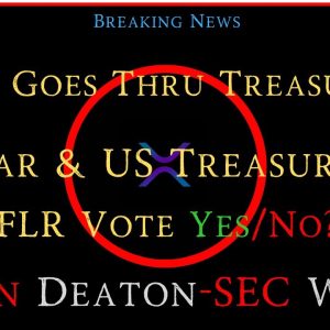Ripple/XRP-Ripple Goes Thru The Treasury,Stellar & US Treasury?,John Deaton-SEC Win?,Flare Vote YES?