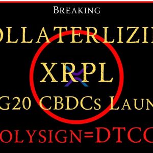 Ripple/XRP-Collateralizing XRPLedger,G7/G20 CBDCs,Polysign/DTCC?