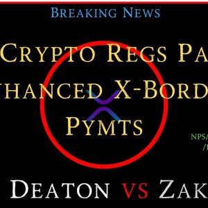 Ripple/SEC-G20/Crypto Regs Panel Discuss Enhanced X-Border Pymts,John Deaton vs Zakinov,BIS/Russia