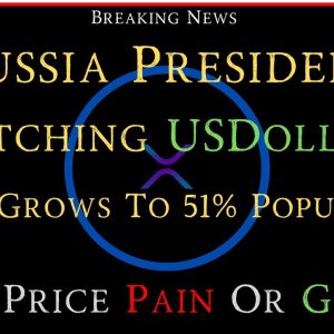 Ripple/XRP-Russia President-Diticing USDollar,BRICS Coalition=51% Population,XRP PRICE Pain Or Gain?