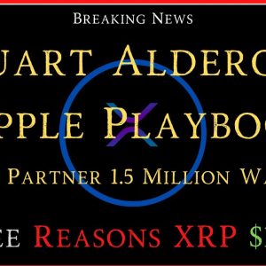 Ripple/XRP-Stuart Alderoty-Ripple Playbook, Ripple Partner 1.5Million Walltes, XRP 3 Reasons $10-$30