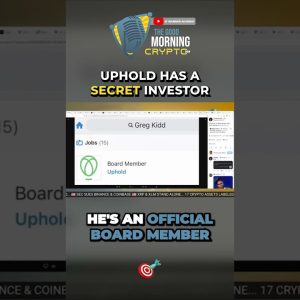 SHOCKING Uphold Has A Secret Investor