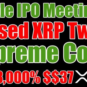 XRP Coinbase Drama(Hypothetical) & Ripple Test (Supreme Court)/Settle/Trial