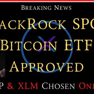 Ripple/XRP-BlackRock/iShares Bitcoin SPOT ETF Aproved?,XRP & XLM-The Chosen Ones