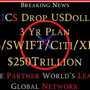 Ripple/XRP-Major Currencies & ISO2022, BRICS 3yr Plan Ditch USD, R3/SWIFT/Citi/XRP $250 Trillion