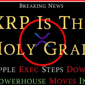 Ripple/XRP-XRP Is The Holy Grail,Ripple Executive Steps Down-Powerhouse Moves In