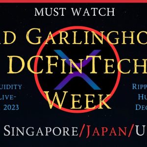 Ripple/XRP-MUST WATCH Pt#2 Brad Garlinghouse-Interview DCFintechWeek- The Banks Reveal LogJam