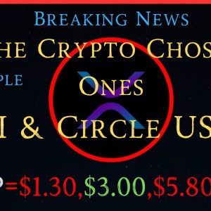 Ripple/XRP-Breaking-The Crypto Chosen Ones-USDC/SBI/Circle/Ripple, XRP Price $1.3 $3.00 $5.80 $27