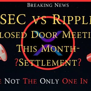 Ripple/XRP-Binance Isn`t The Only One In Trouble,SEC vs Ripple Closed Door Meeting-Settlement?
