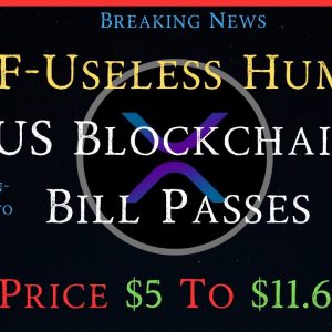 Ripple/XRP-WEF-What We Need Humans For?,US Blockchain Bill Passes,EWarren Kill Crypto,XRP Price $5?