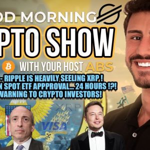 ⚠️ WARNING - RIPPLE IS DUMPING XRP !!! ⚠️ BITCOIN "GOLDEN CROSS" CONFIRMED & ETF 24 HR. COUNT DOWN
