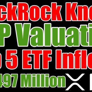 Ripple / XRP Valuation , BlackRock , Bitcoin ETF & I Smell A Rat!