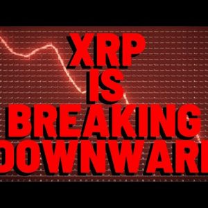RIGHT NOW, XRP IS BREAKING DOWNWARD